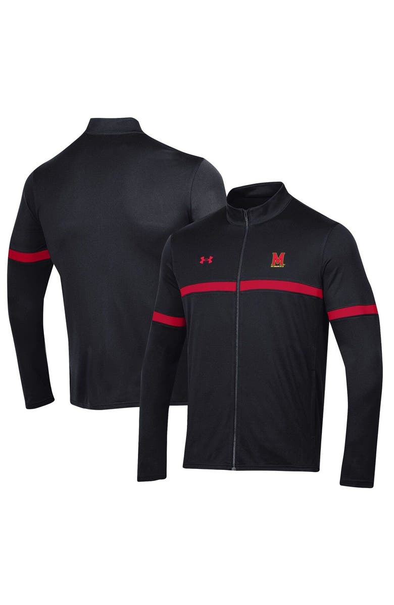 Under Armour Men's Under Armour Black Maryland Terrapins 2023 Assist Warm Up Full-Zip Jacket, Main, color, Black