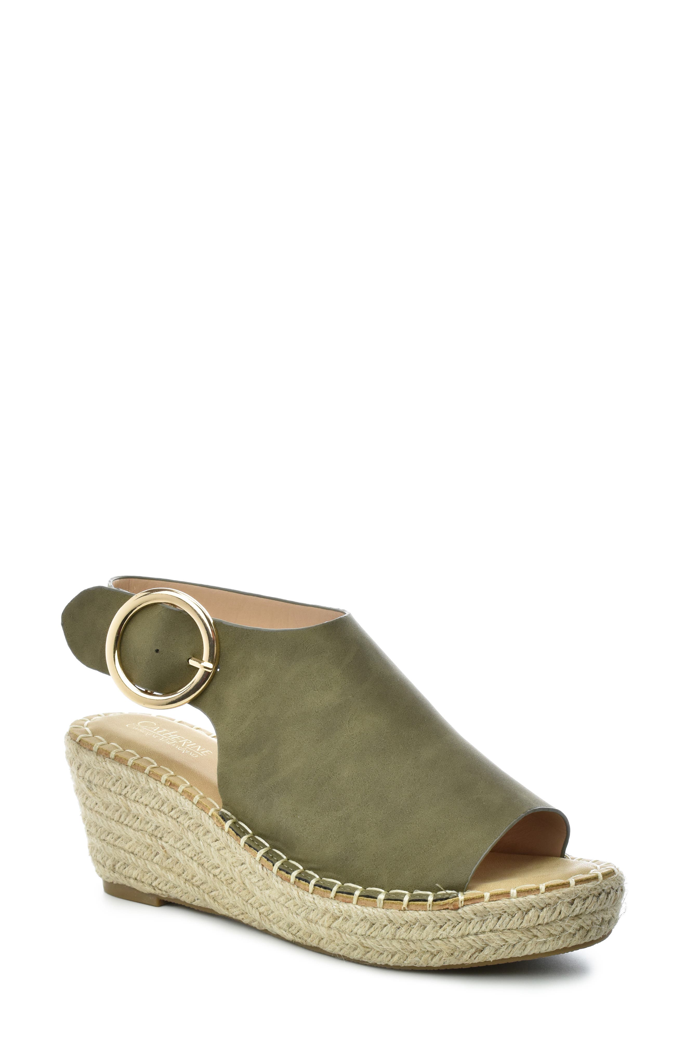 Catherine Catherine Malandrino Cirkly Espadrille Wedge Sandal, Main, color, 