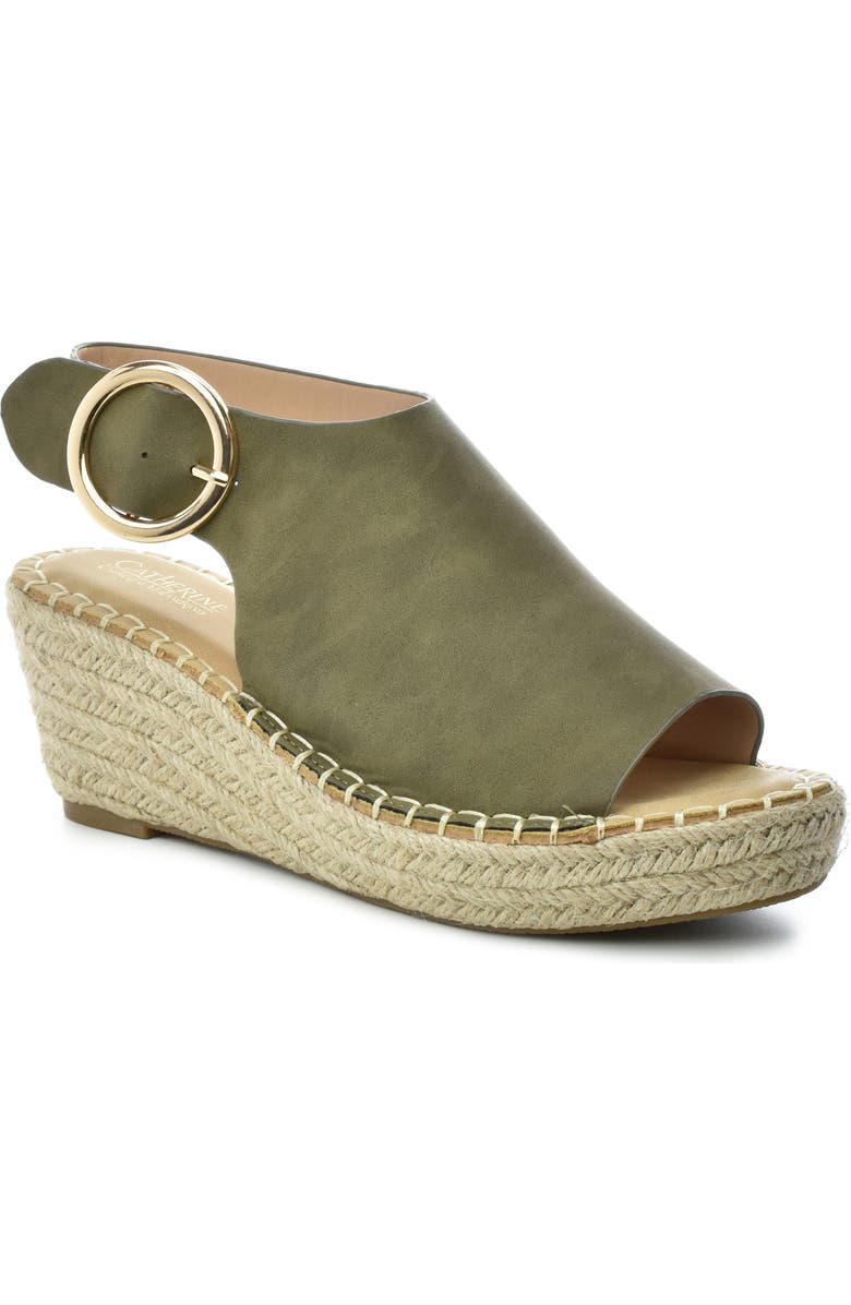 Catherine Catherine Malandrino Cirkly Espadrille Wedge Sandal, Main, color,