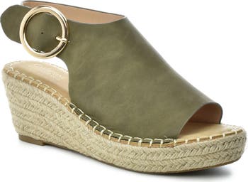 Catherine malandrino cirkly espadrille wedge sandal on sale