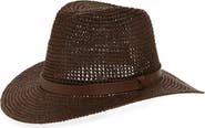 Faherty Woven Straw Rancher Hat
