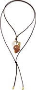 Éliou Area Charm Lariat Necklace