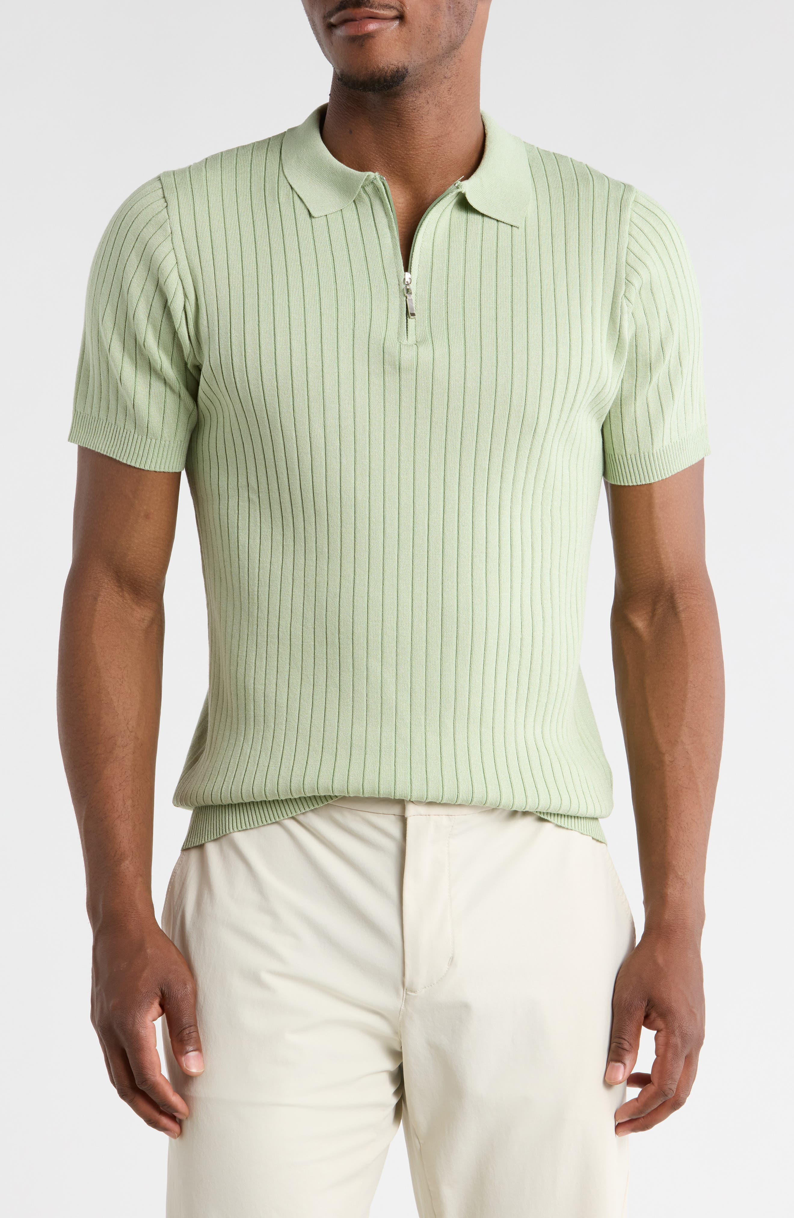 T.R. PREMIUM Slim Fit Polo Sweater