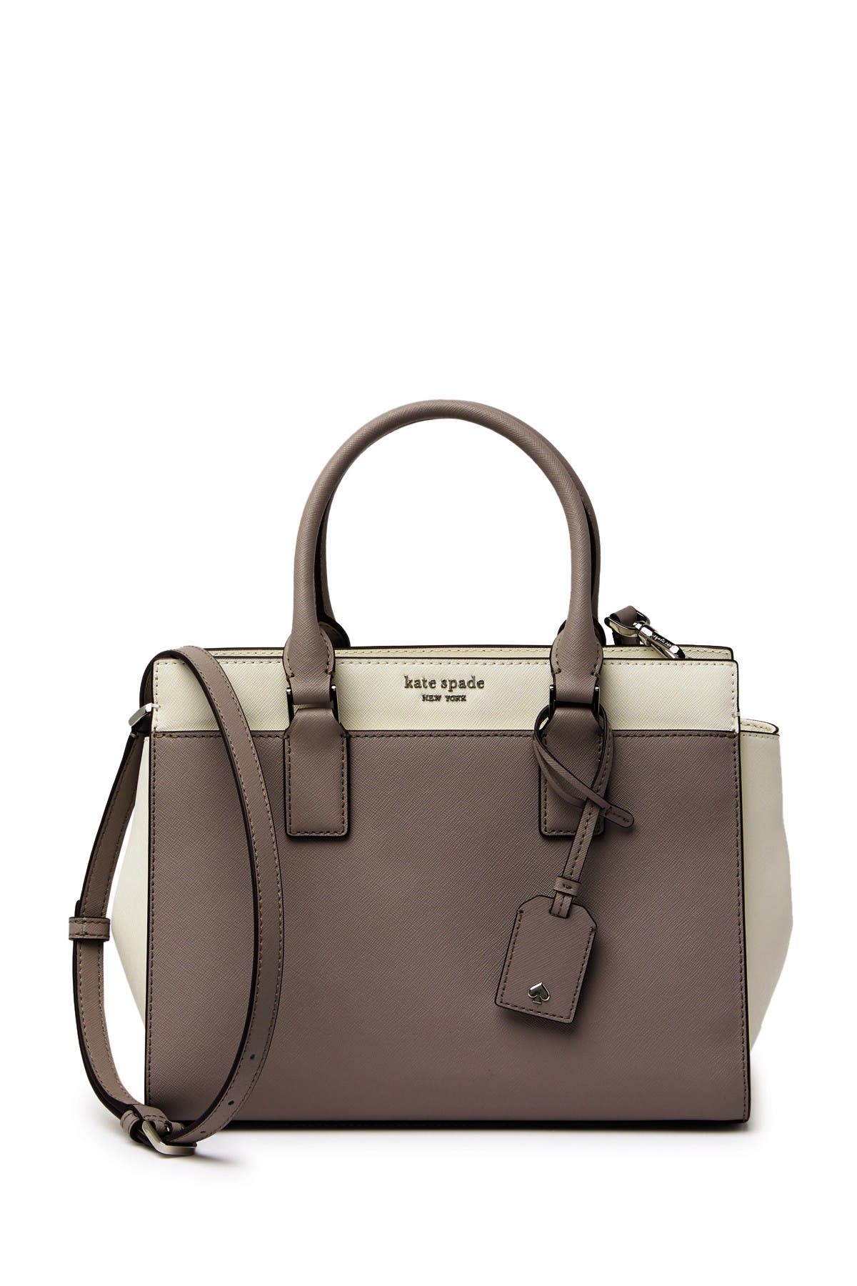 Kate Spade New York cameron medium leather satchel, Main, color, 