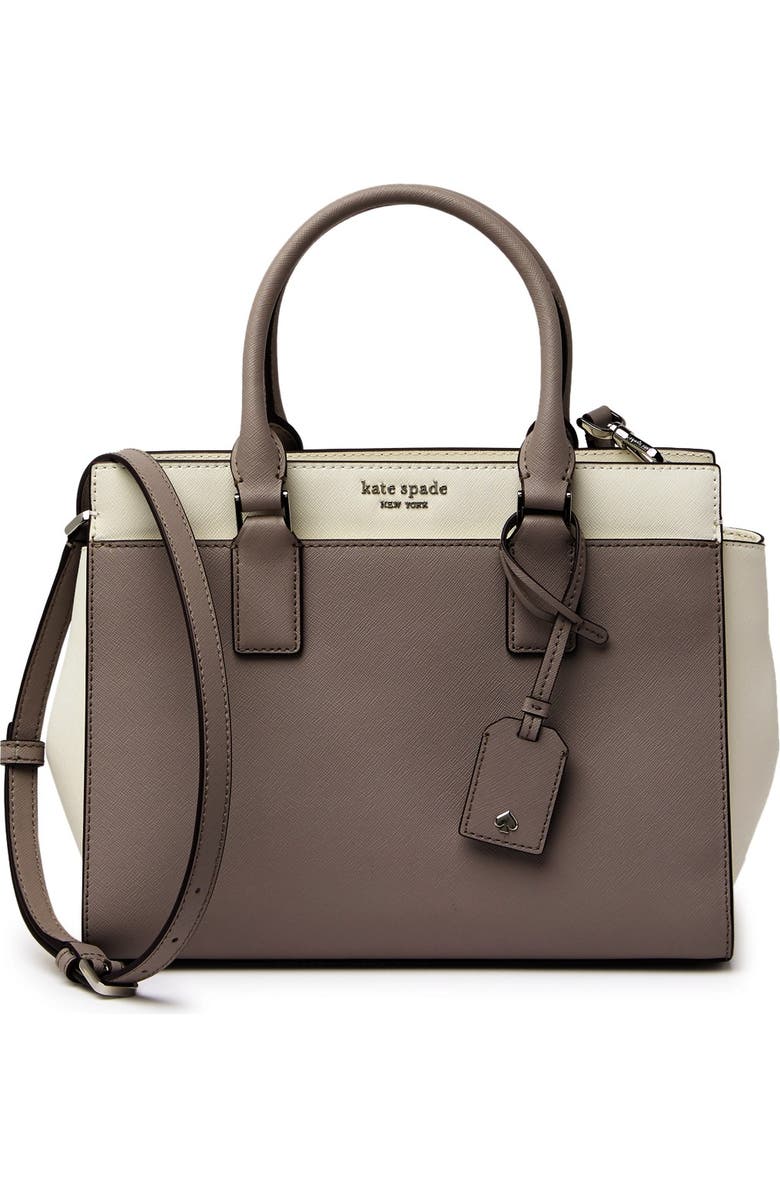 Kate Spade New York cameron medium leather satchel, Main, color,