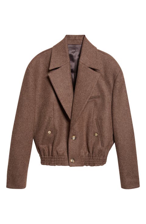 Wool Bomber Jacket