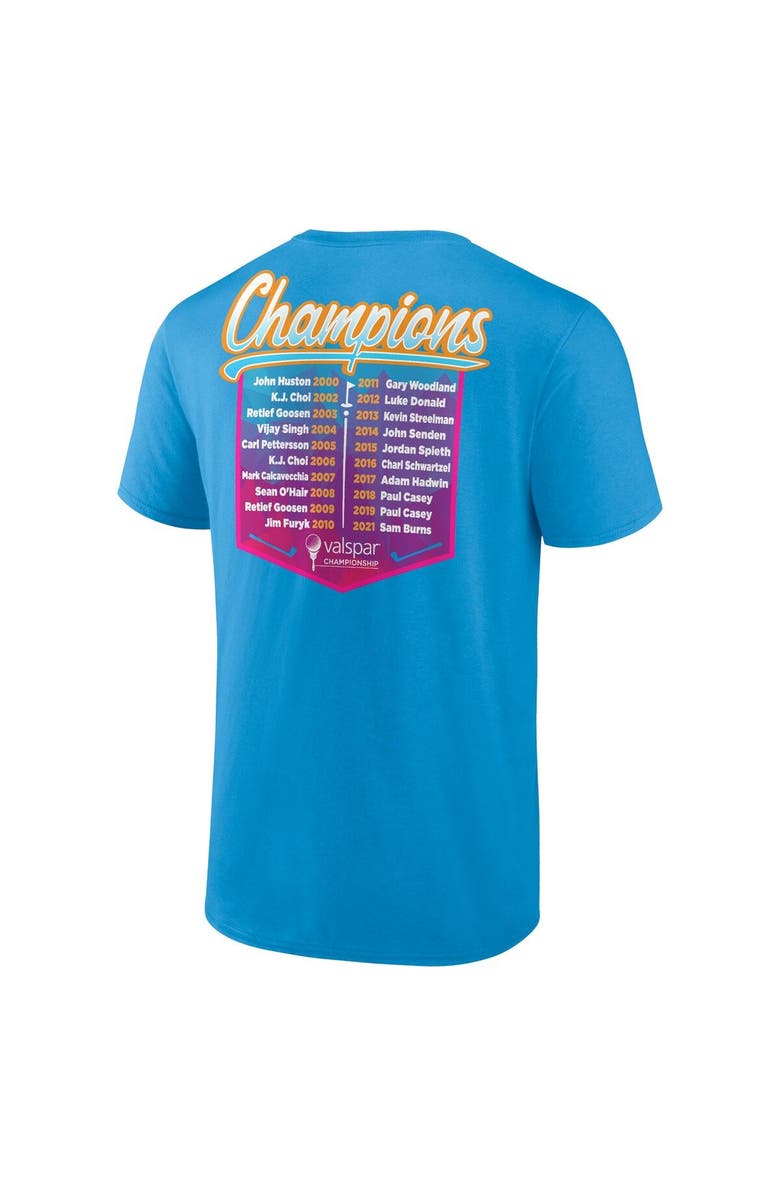 FANATICS Men's Fanatics Branded Blue 2022 Valspar Championship Champions T-Shirt, Alternate, color, Blue