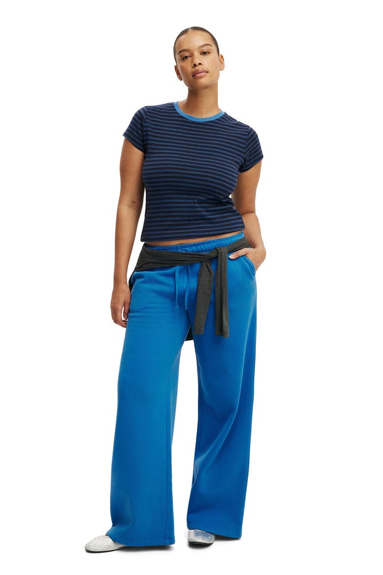Women's Baggy Sweatpant, Alternate, color, Washed Cobalt