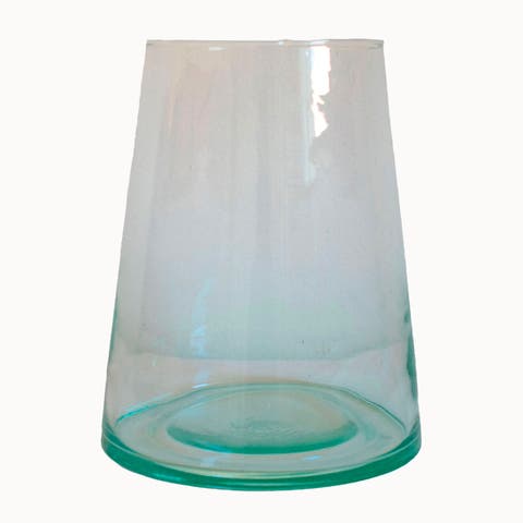 Moroccan Handcrafted Glass Vase