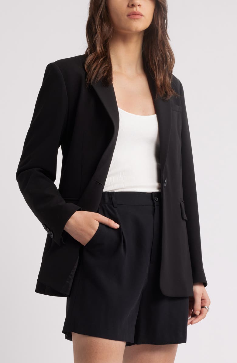 Nordstrom The Ingrid Classic Fit Blazer, Main, color, Black