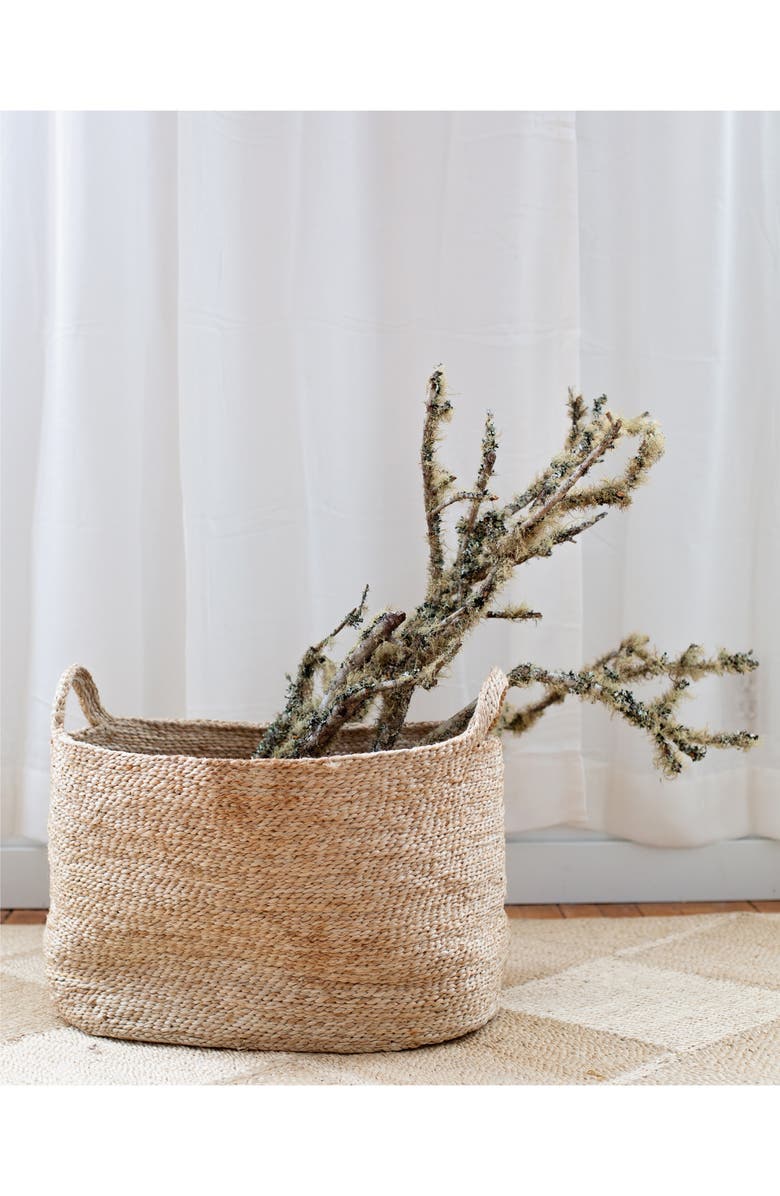 Will & Atlas Oval Jute Basket, Alternate, color, Natural
