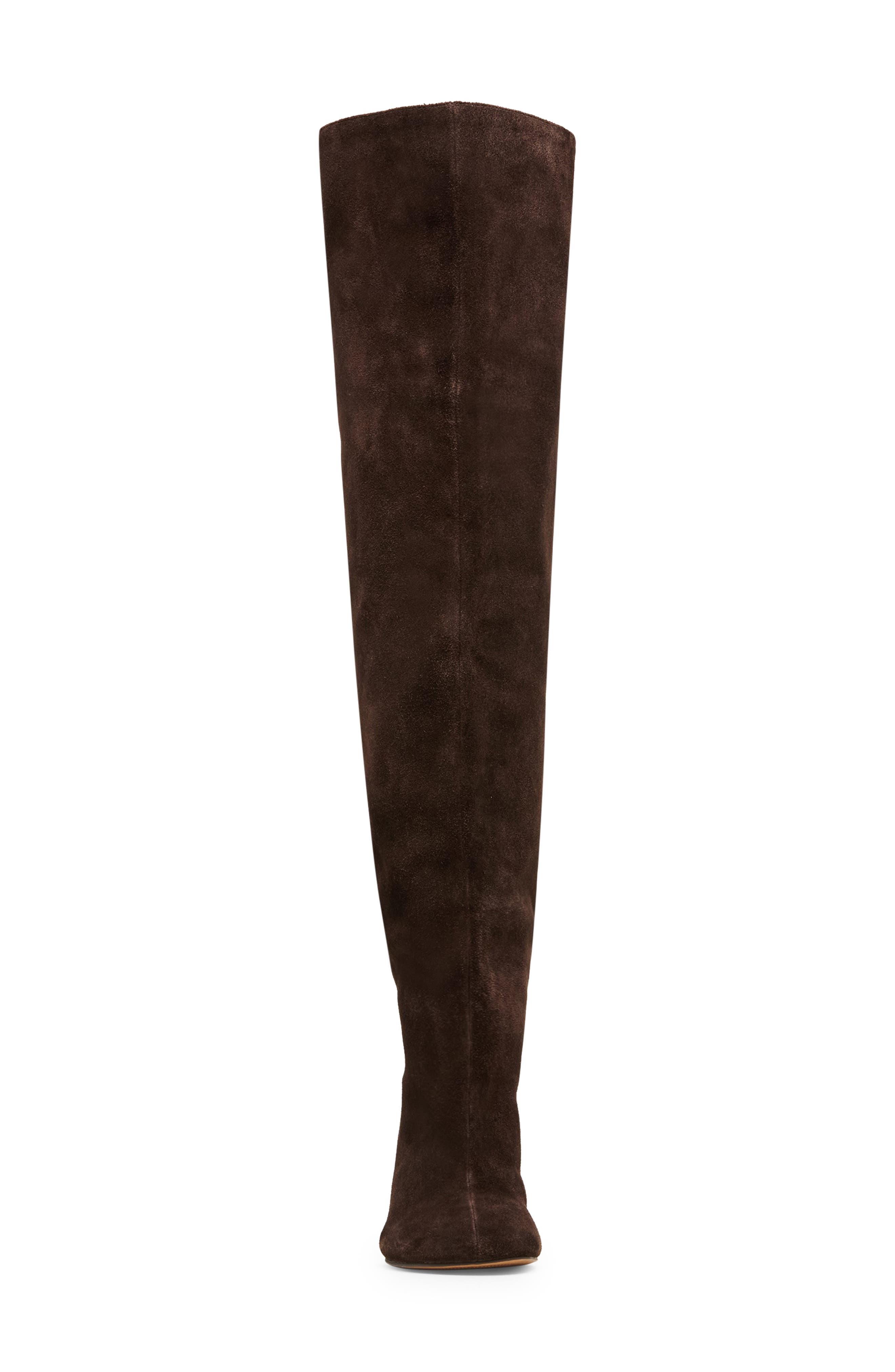 Steve Madden Allison Over the Knee Boot, Alternate, color, Brown Suede