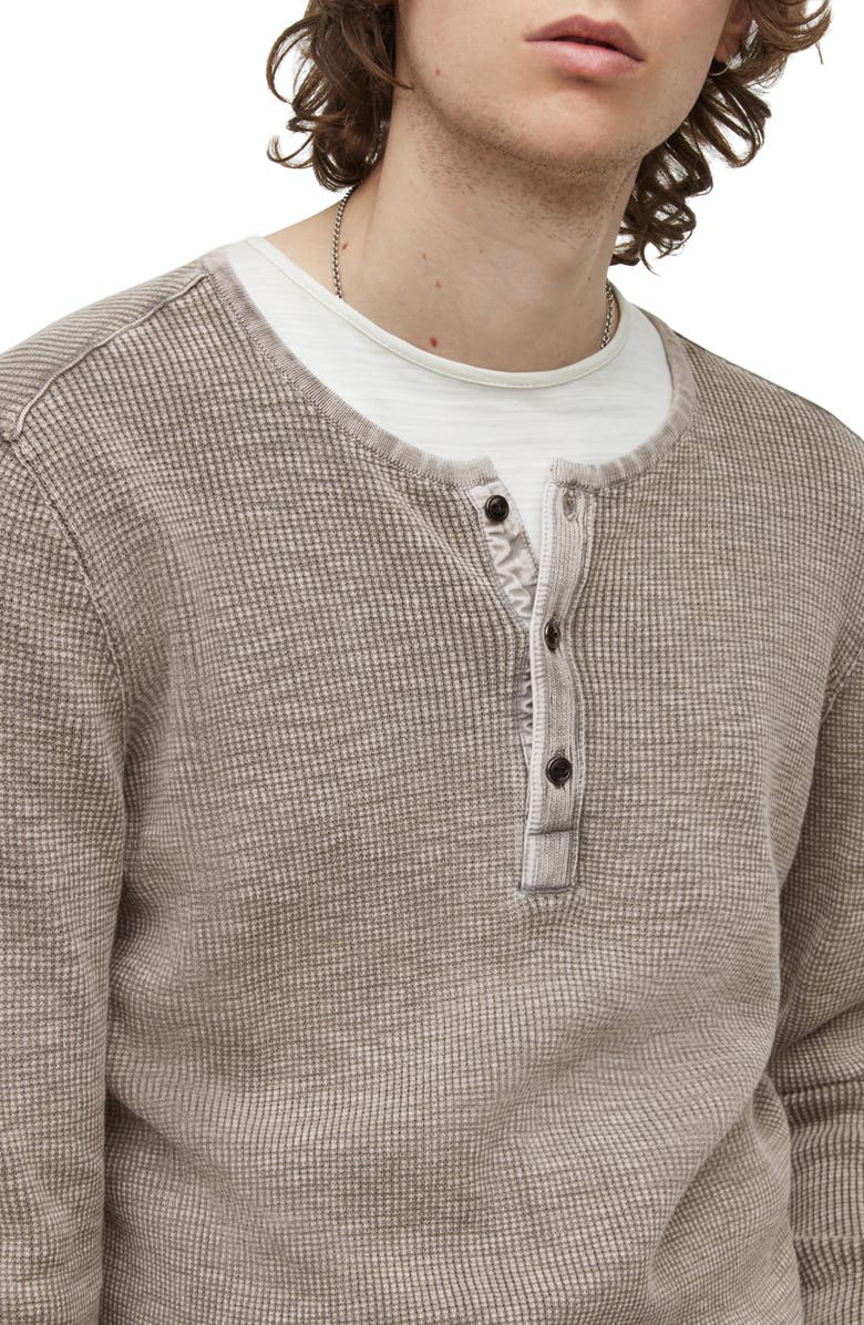 John Varvatos Nashville Cotton Waffle Henley, Alternate, color, 