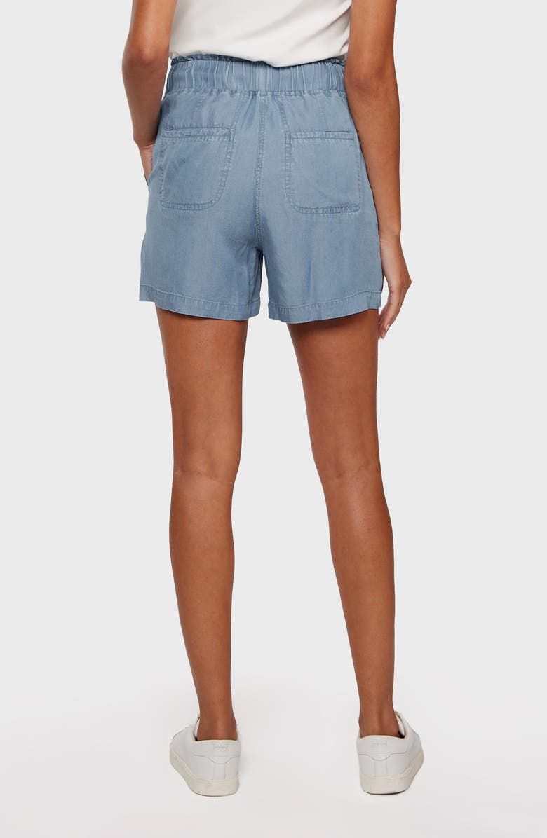 matty m. Alex Pull-On Chambray Shorts, Alternate, color,