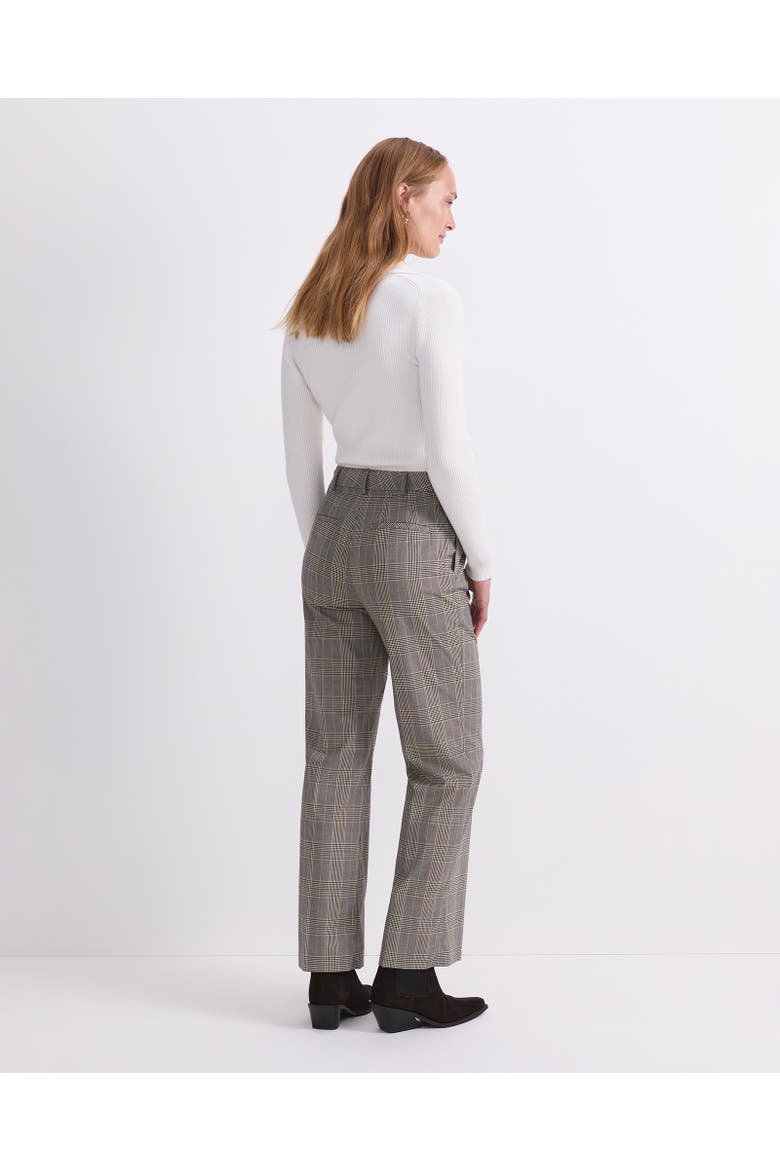 Chelsea High-Rise Check Trousers, Alternate, color, Multi