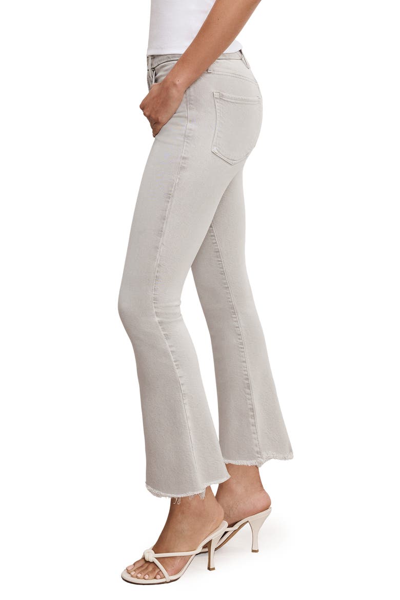 Soft-Tech Good Legs Frayed Crop Mini Bootcut Jeans, Alternate, color, AMULET003