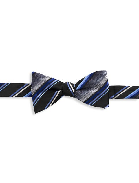 Big & Tall Striped Bow Tie