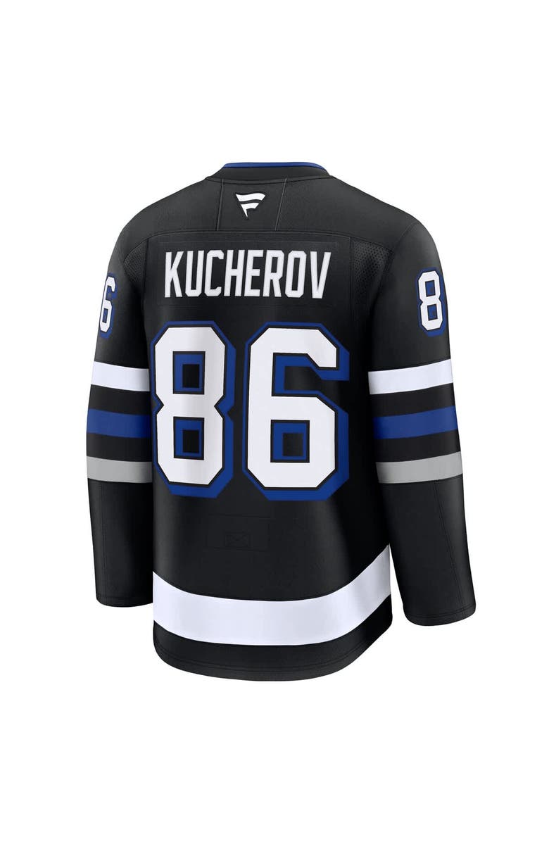 FANATICS Men's Fanatics Nikita Kucherov Black Tampa Bay Lightning Alternate Premium Jersey, Alternate, color, 