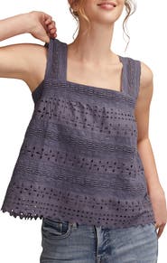 Lucky Brand Eyelet Swing Tank
