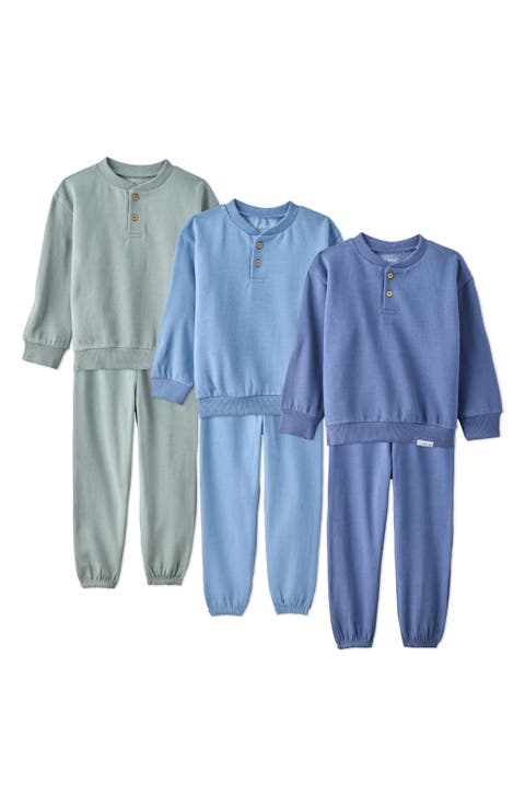 Kids' Jerry Henley Fleece Sweatsuit