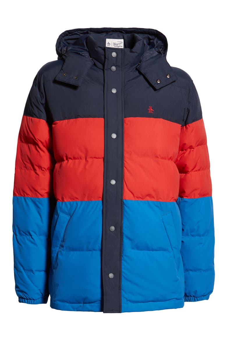 Oversize Quilted Jacket, Alternate, color, DARK SAPPHIRE