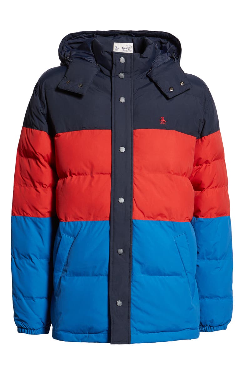 Original Penguin Oversize Quilted Jacket, Alternate, color, 