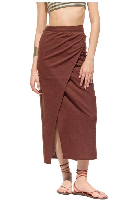 Terra Sarong Style Wrap Skirt Cover-Up