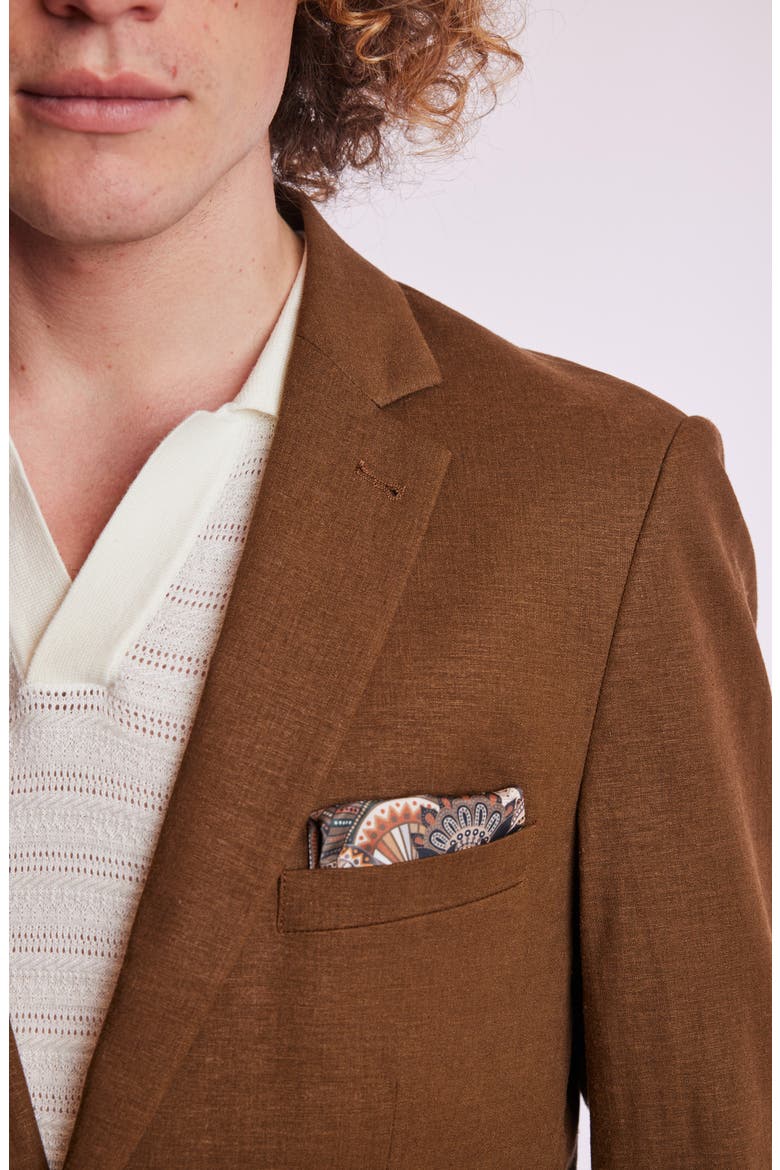 Dover Slim Fit Sport Coat, Alternate, color, BROWN LINEN