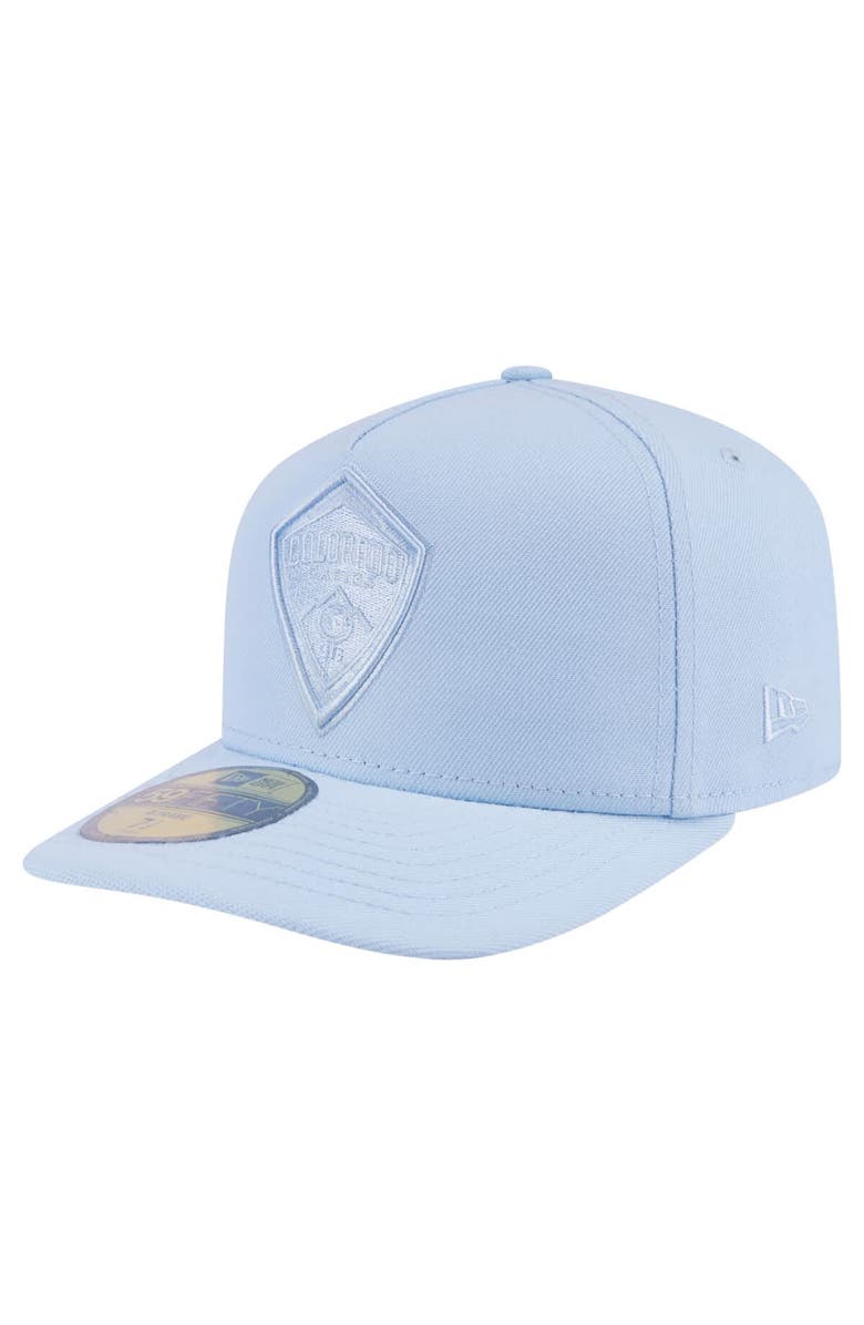 New Era Men's New Era Light Blue Colorado Rapids Color Pack A-Frame 59FIFTY Fitted Hat, Alternate, color, Light Blue