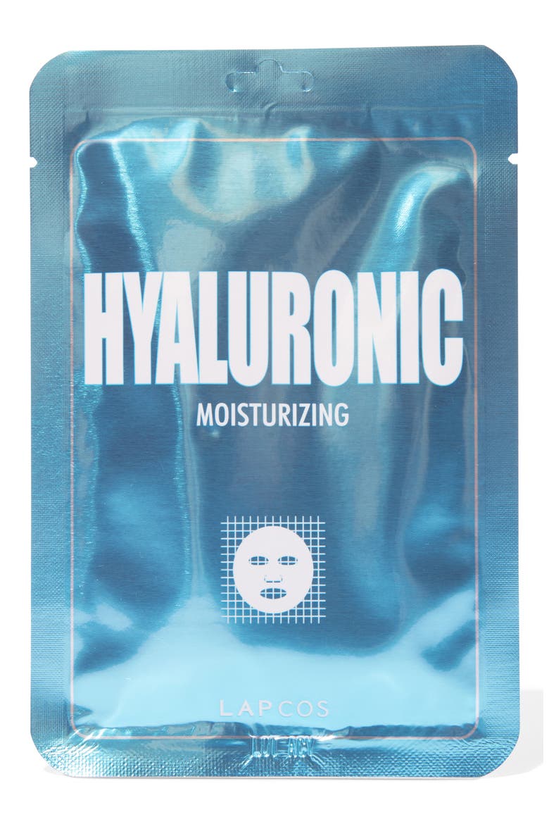 Derma Hyaluronic Acid Hydrating Sheet Mask, Main, color, BLUE