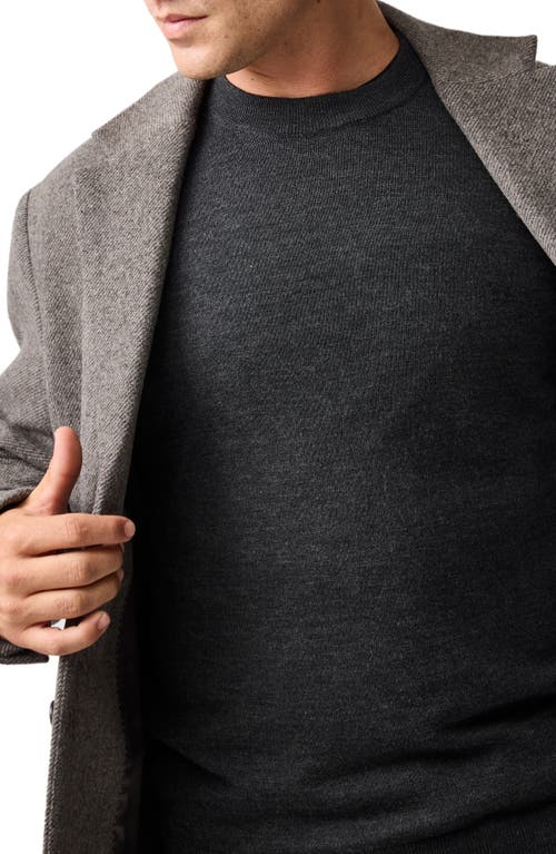 Rodd & Gunn York Bay Merino Wool Sweater In Black
