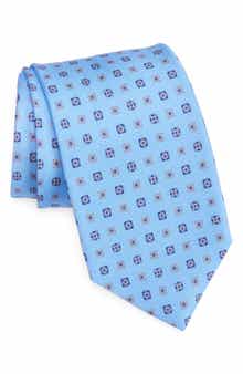 David Donahue Medallion Silk Tie