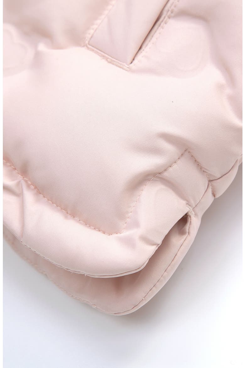 Fleece Lined Heart Pattern Puffer Jacket, Alternate, color, Pink