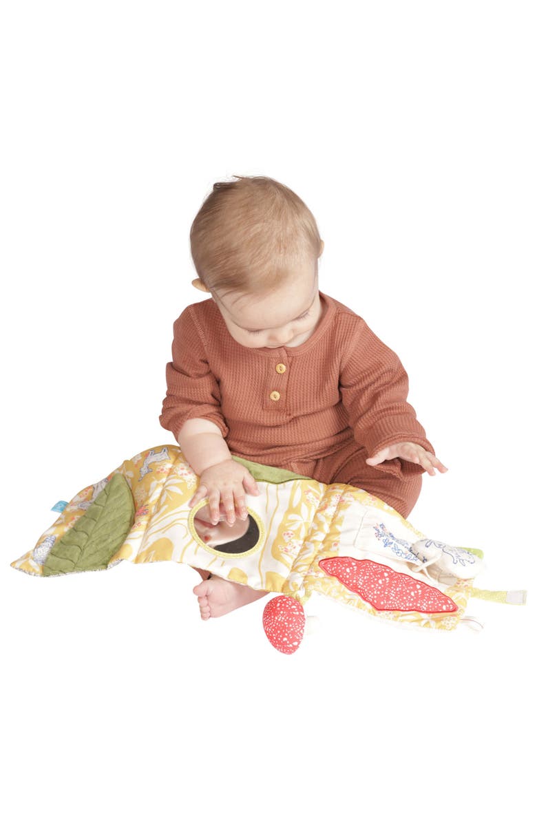 Manhattan Toy Deer One Soft Activity Crinkle Book & Mat, Alternate, color, Multi-Color