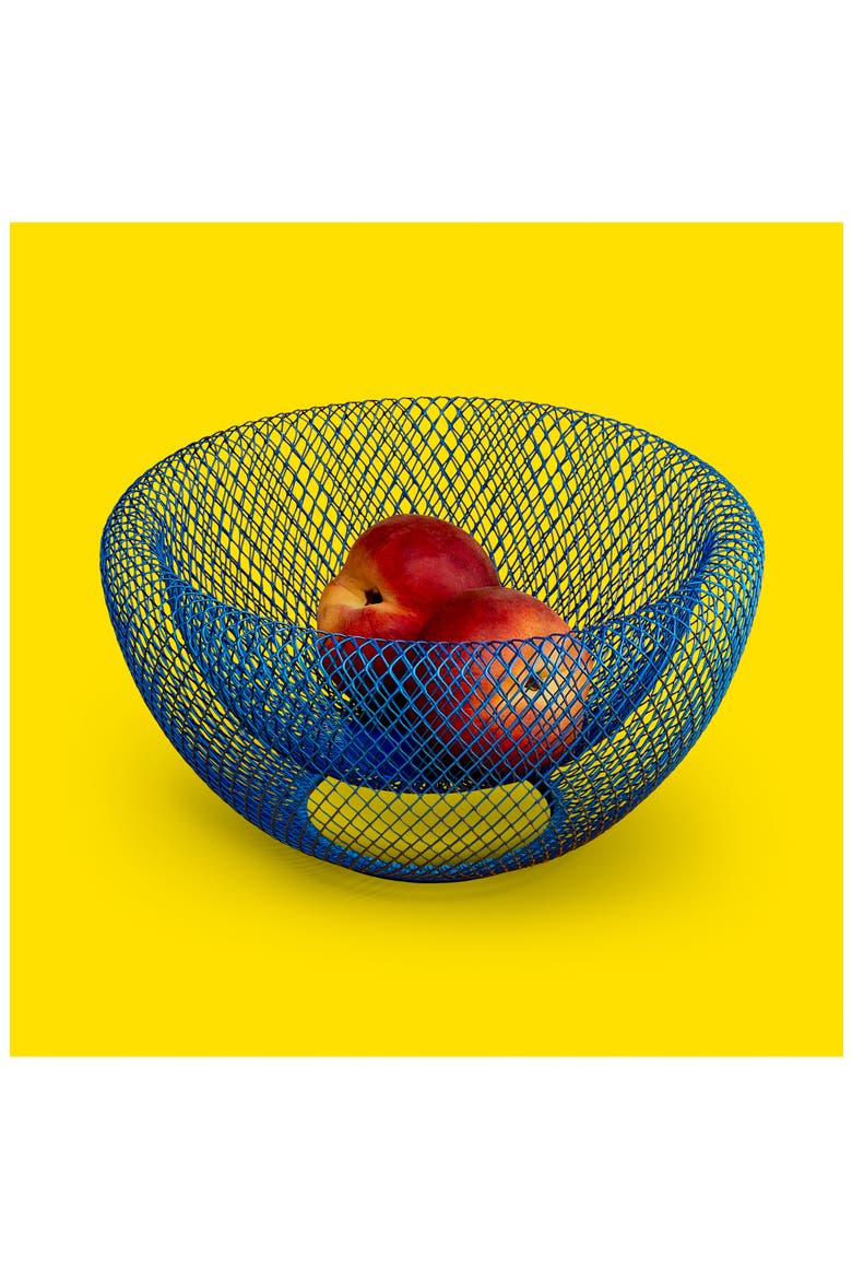 Design Store Wire Mesh Bowl, Alternate, color, BLUE