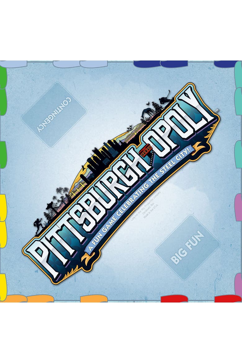 Pittsburghopoly Monopoly Board Game, Alternate, color, Multicolored