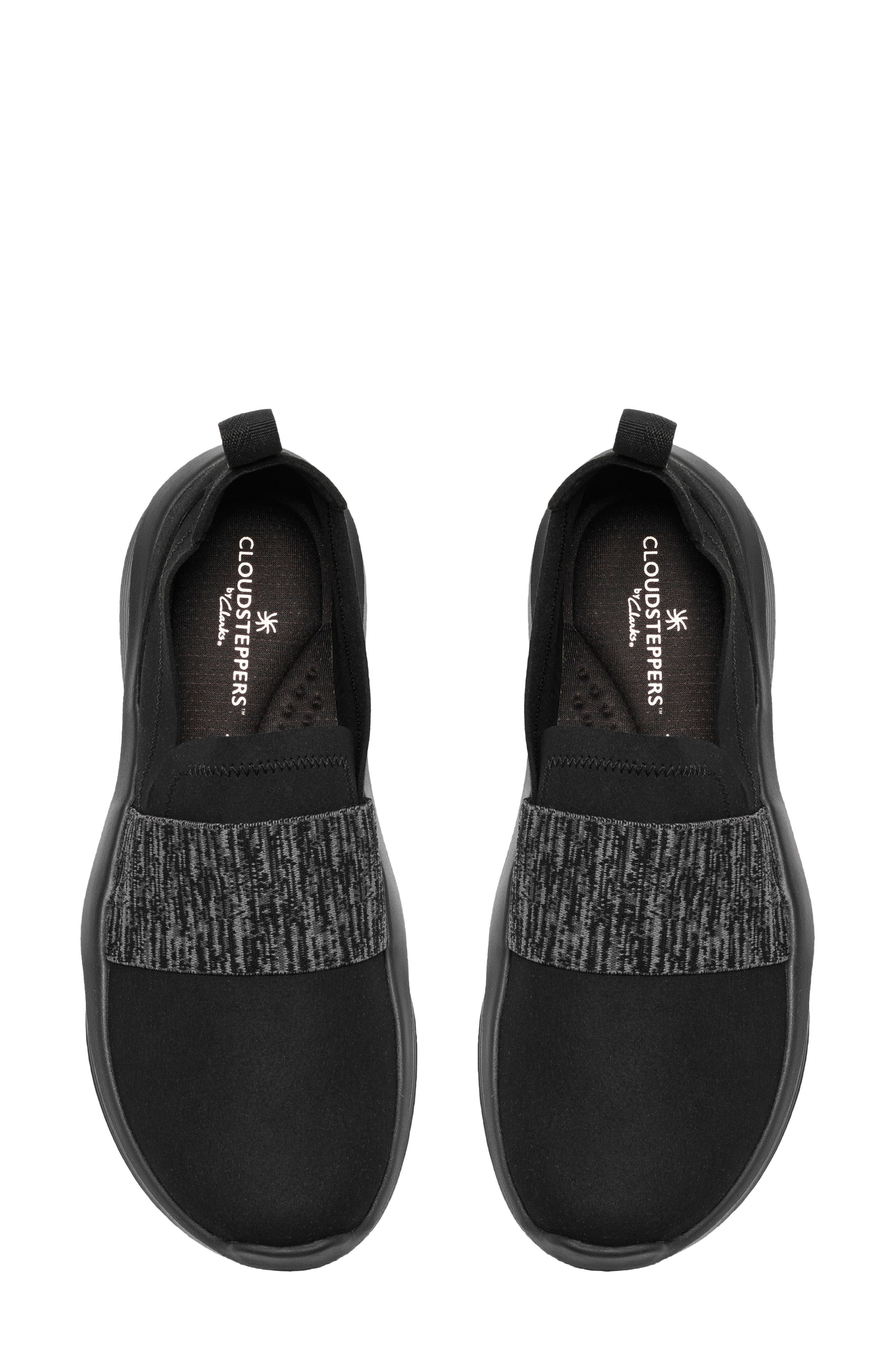 Solevana Lily Slip-On Sneaker, Alternate, color, BLACK