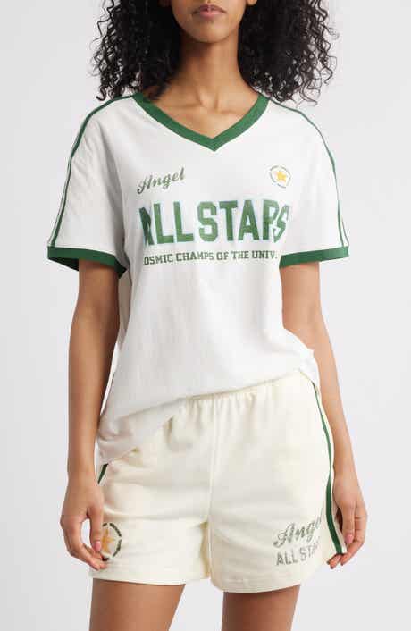 THE MAYFAIR GROUP Angel All-Stars Cotton Graphic Baseball T-Shirt