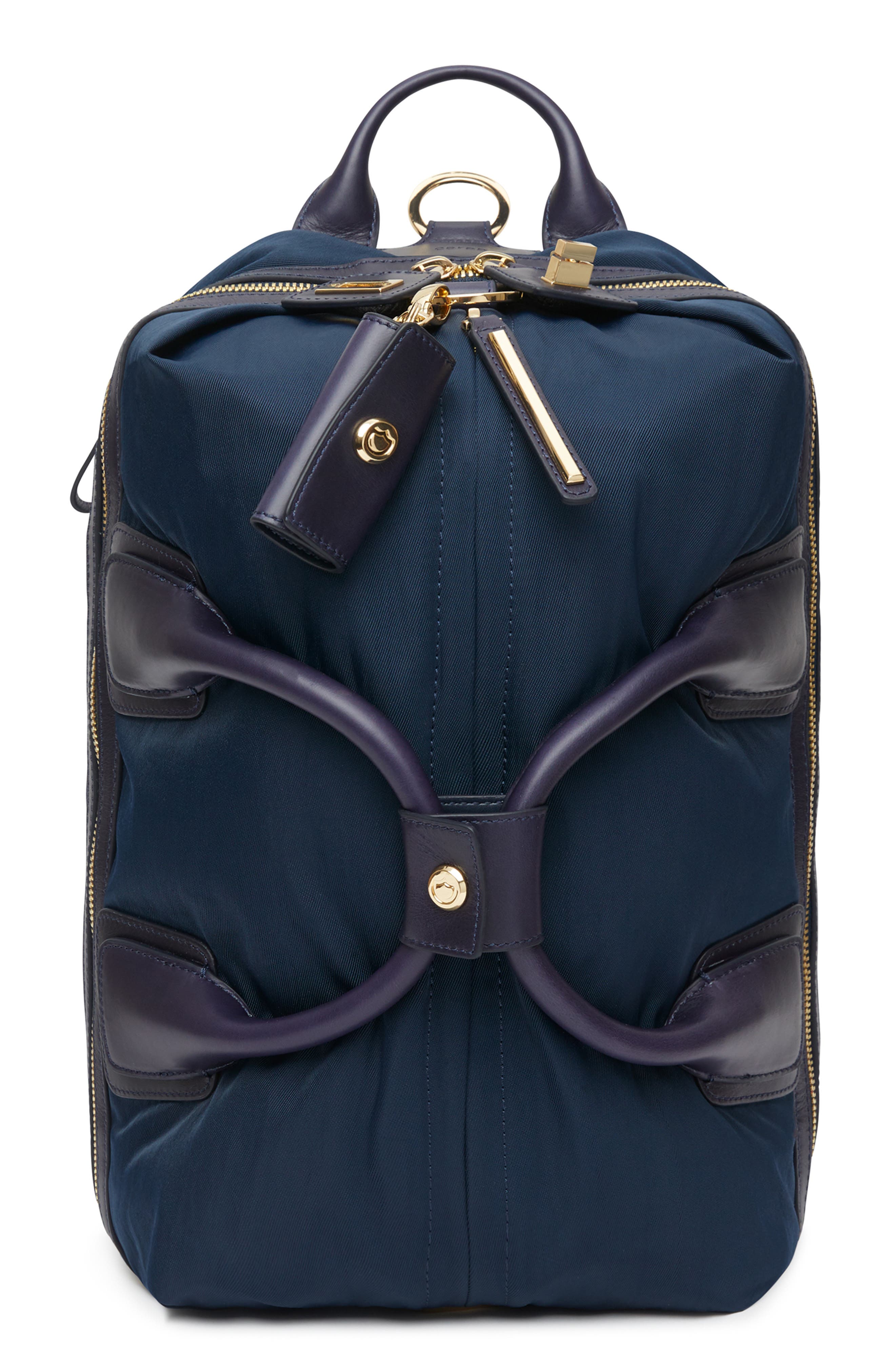 Studio Medium Duffel Backpack, Main, color, NAVY