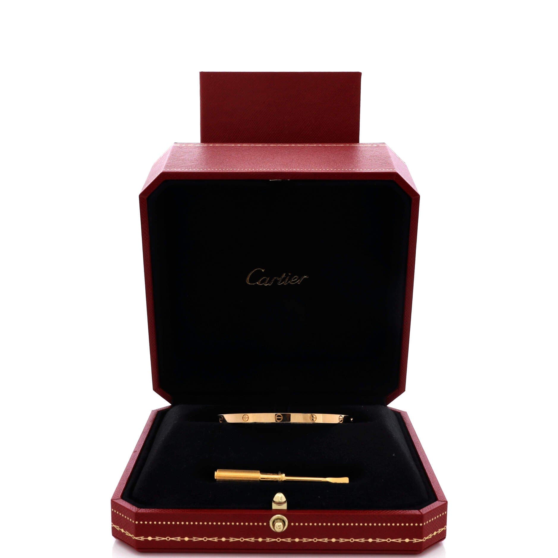 Love Bracelet 18K Yellow Gold Small, Alternate, color, Metallic Gold
