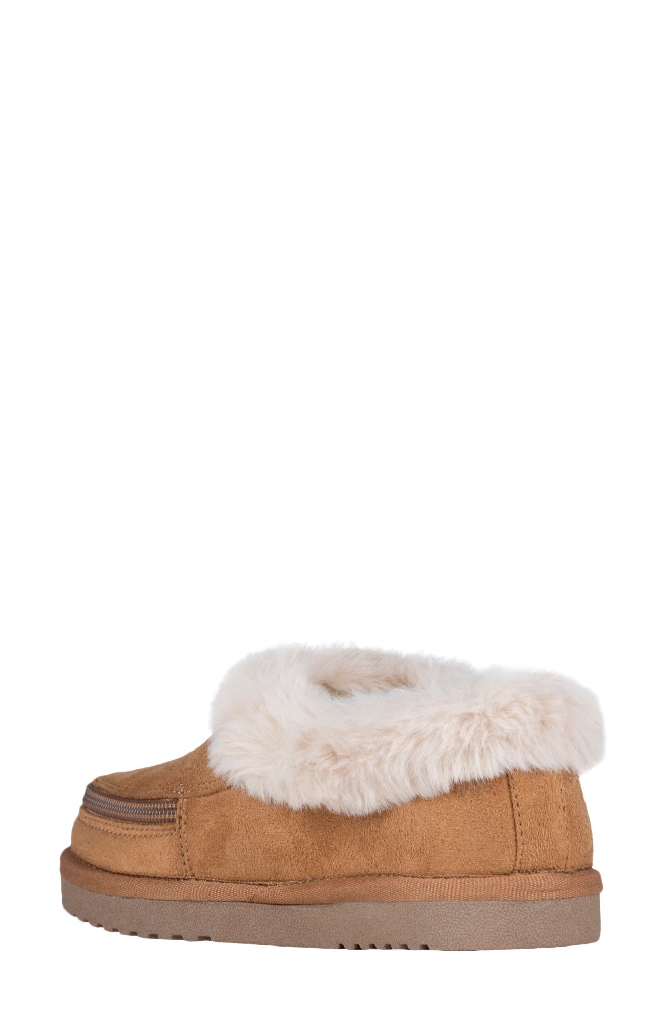 BILLY Footwear Kids' Faux Shearling Slipper, Alternate, color, Chestnut