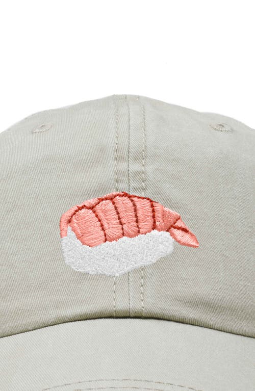 DALIX DALIX SHRIMP SUSHI EMBROIDERED DAD CAP 