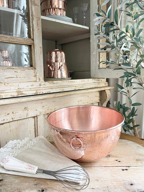 Coppermill Kitchen Vintage Inspired Copper Mixing Bowl In Copper