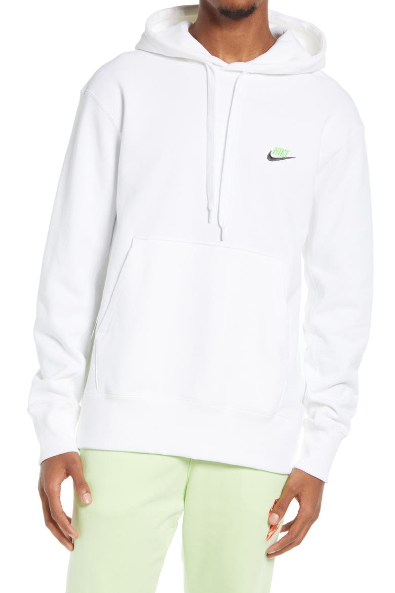 Sportswear Oversize Hooded Sweatshirt, Main, color, WHITE