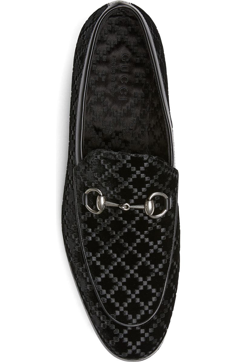 Gucci Next Horsebit Loafer, Alternate, color, Black/Black