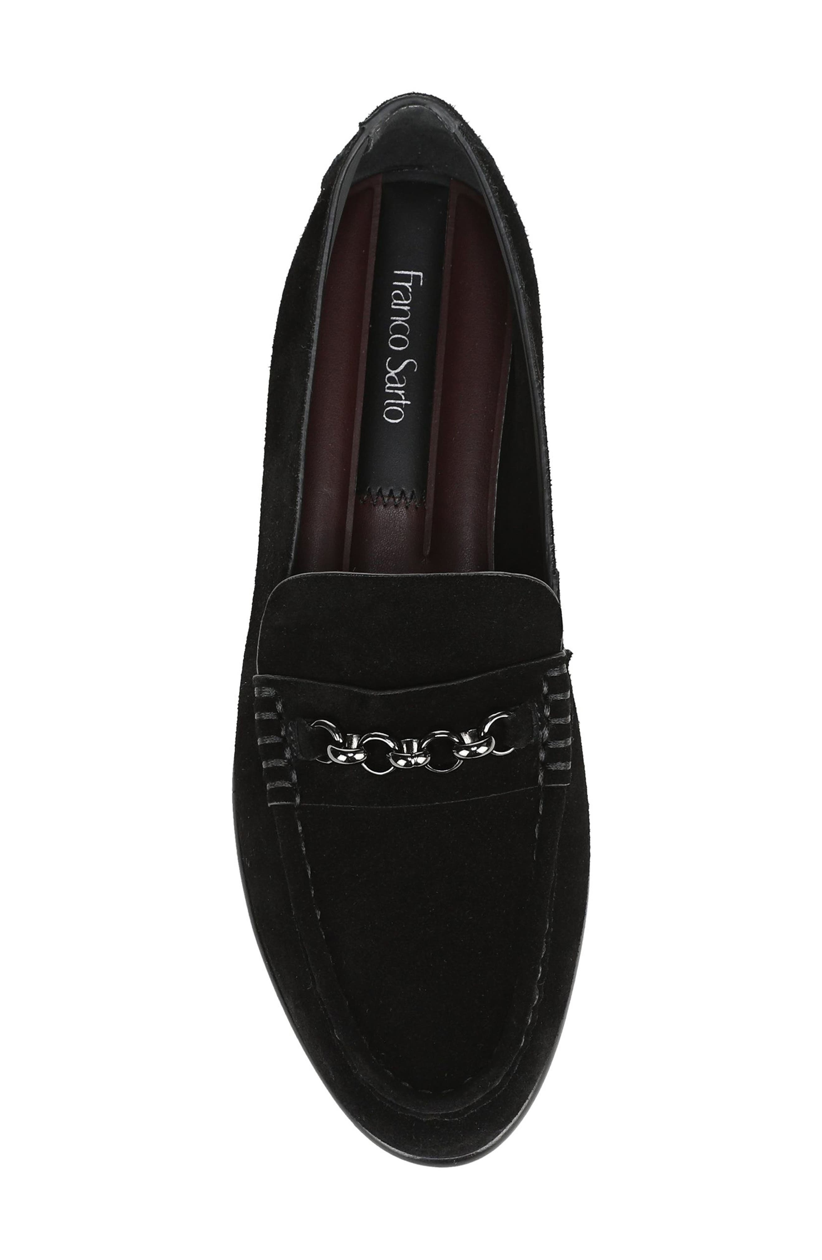 Franco Sarto Maris Bit Loafer, Alternate, color, Black