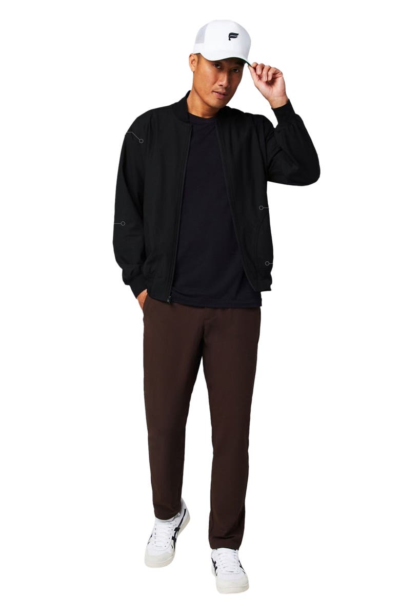 Fabletics Men's The Don Everyday Bomber, Alternate, color, Black