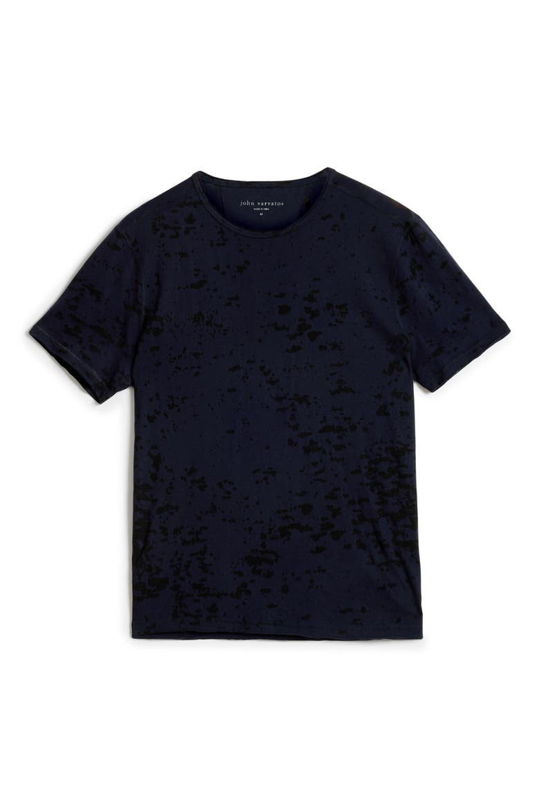 Eden Burnout Organic Cotton Blend T-Shirt, Alternate, color, INK BLUE
