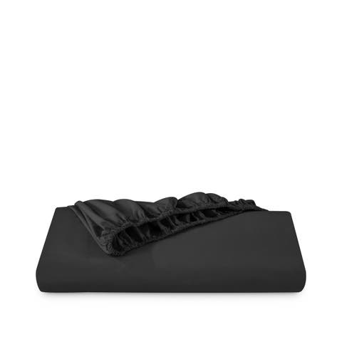 100% Organic Cotton Percale Cooling Fitted Sheet