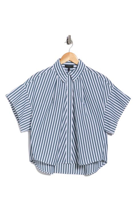 Maura Stripe Button-Up Shirt